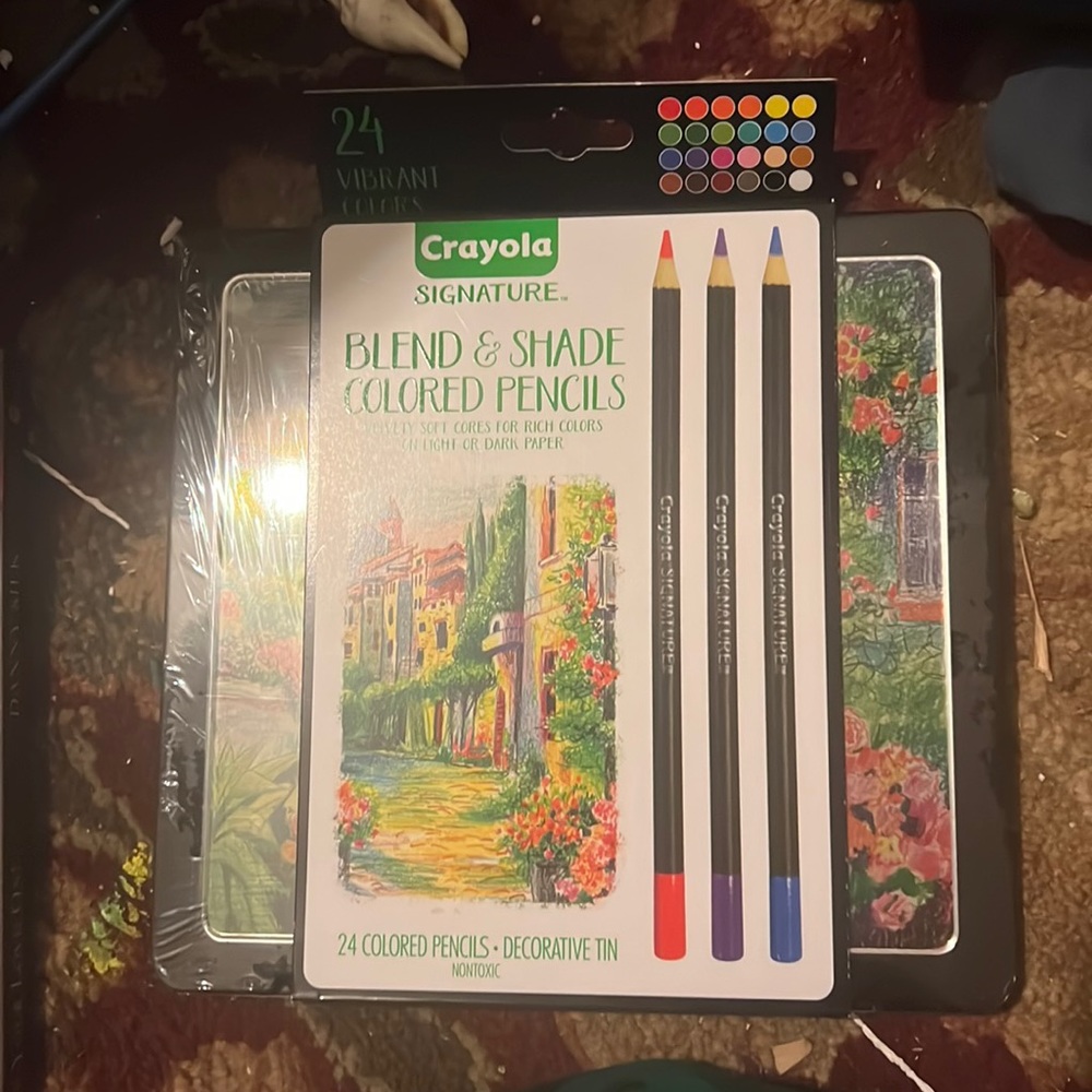 Crayons blend and shade colored pencils ✏️